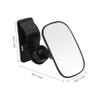 Beaupretty Car Safety Mirror for Rear Facing Extra Wide Angle Rearview Mirror Safe Materials Easy to Install Car Interior Accessory for Monitoring view 3