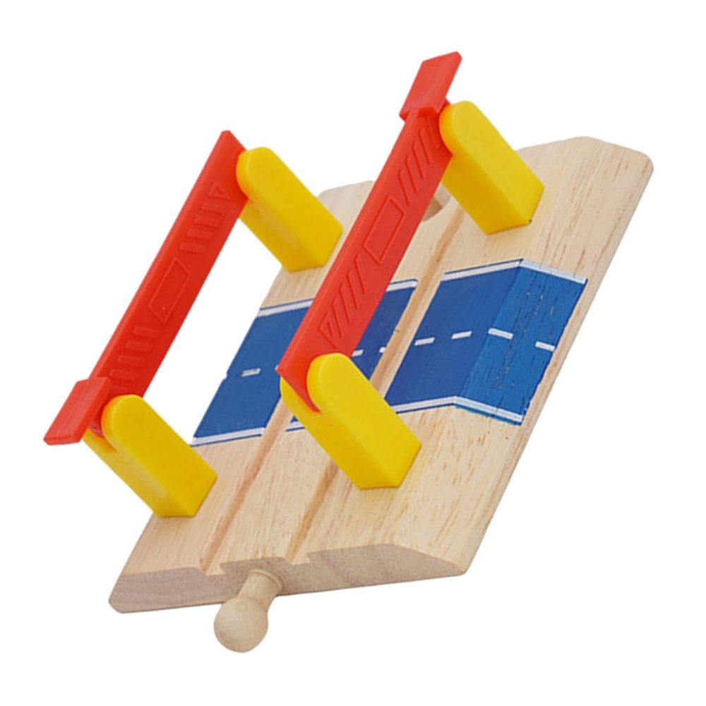 BESPORTBLE Train Road Block Model Railway Track Barrier DIY Station Accessory for Realistic Railway Railing Plaything for Building and Critical Thinking Development Gift
