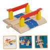 BESPORTBLE Train Road Block Model Railway Track Barrier DIY Station Accessory for Realistic Railway Railing Plaything for Building and Critical Thinking Development Gift view 2