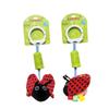 SUPVOX Animal Shaped Cradle Rattles Soft Touch Bedside for Stroller and Carrier Montessori Sensory Development to Soothe and Engage Newborns view 1