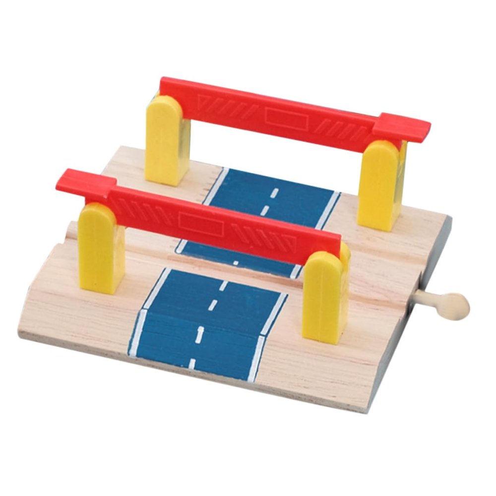 BCOATH Train Track Accessories Railway Road Block Barrier Model for DIY Railway Scene Smooth Surface Educational for Imagination Development