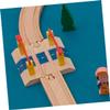 BCOATH Train Track Accessories Railway Road Block Barrier Model for DIY Railway Scene Smooth Surface Educational for Imagination Development view 3