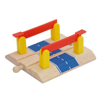 Milisten DIY Train Track Railing Barrier Model for Games Decorative Railroad Road Block Accessory Handcrafted Railway Scene for Backyard and Playroom Creative DIY Barricade for Hobbyists