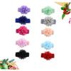 10pcs Stretchy Chiffon Hairbands for Elastic Headwraps Comfortable Adjustable Headbands with Flower Design view 2