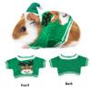 Abaodam Christmas Small Pet Costume with Elastic Guinea Pig Hats and Soft Mini Sweaters for Rabbits and Bunnies Festive Outfits with Deer and Tree Designs Comfortable and Holiday Apparel view 4