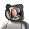 1 PcsBaby Car Mirror for Backseat, Safety Baby Car Seat Mirror for Rear Facing, Shatterproof Hook Clip Clear Wide View & 360 Rotation Baby Mirrors Essentials Accessories view 1