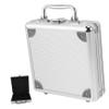 KICHOUSE Large Capacity Alloy Poker Chip Case with Handle Carrying Case for Poker Cards Storage Secure Buckle Lock Design Portable Briefcase Style for Easy Transport view 1
