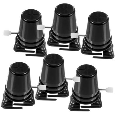 UPKOCH 6Pcs Clockwork Plastic Movement for DIY Clay Craft Accessories Replaceable Wind Up Mechanism Plaything Parts for Handicraft Robots and Repair