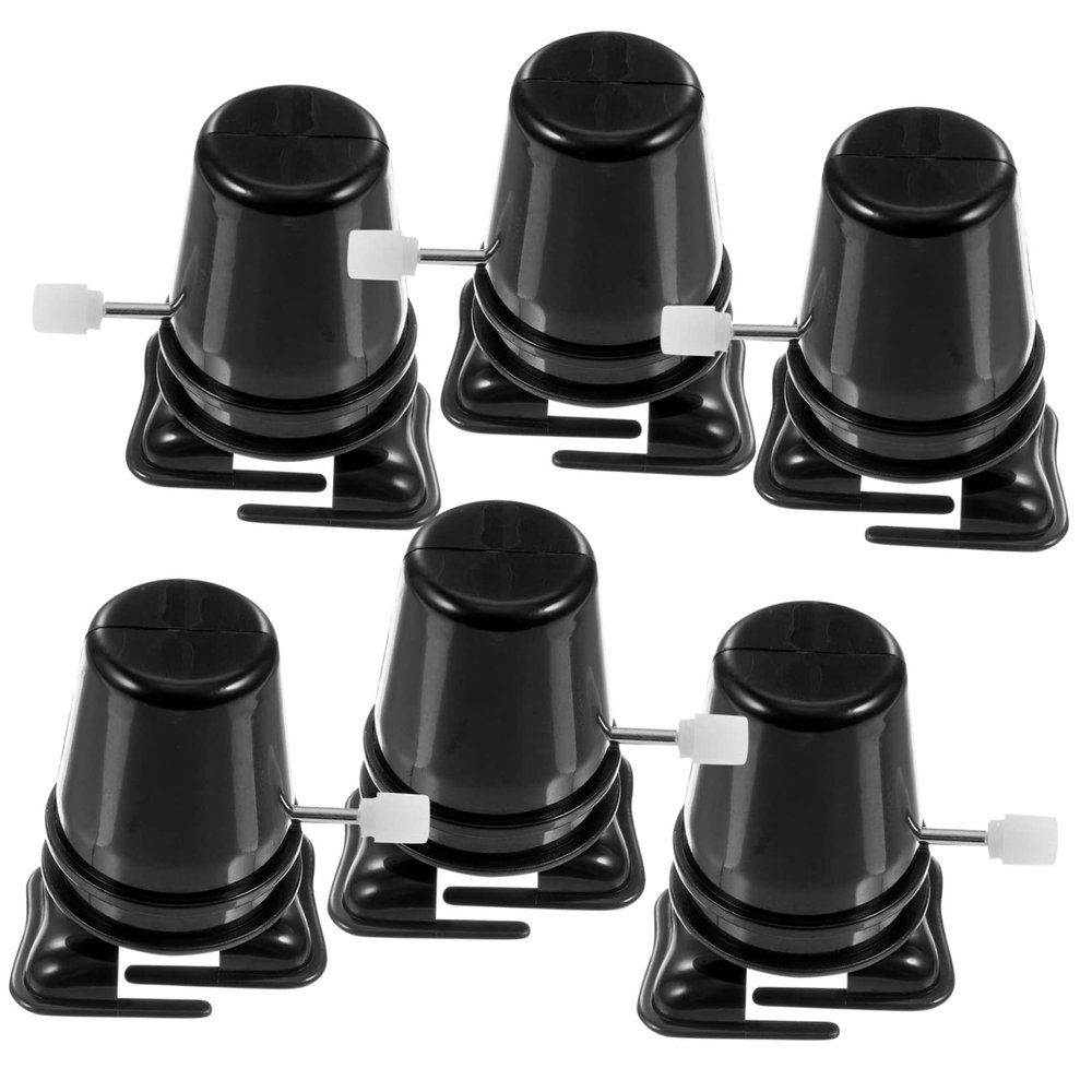 UPKOCH 6Pcs Clockwork Plastic Movement for DIY Clay Craft Accessories Replaceable Wind Up Mechanism Plaything Parts for Handicraft Robots and Repair