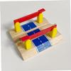 COOLHIYA Railway Road Block Model DIY Railing Barrier for Train Station Play Train Track Accessory Safe for Cognitive Skills Development and Fine Motor Practice view 4