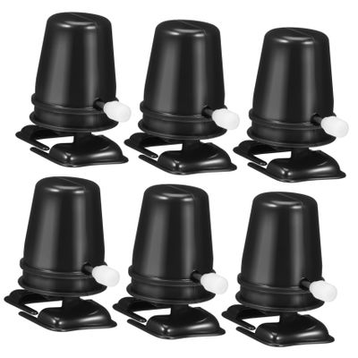 FRCOLOR 6Pcs Clockwise Movement Accessories for Clay Making DIY Supplies Wind Up Robot Parts Crafting Bulk Walking Mechanism Plastic Repair Kit