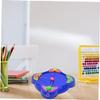 Hohopeti Desktop Gyro with Fighting Plate and Scoreboard Lightweight Plastic Spinning Tops for Interactive Tabletop Play Portable Cartoon for Boys view 4