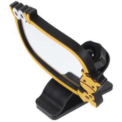 VICASKY Car Mirror for Rear Facing Safety Clip Visor Mirror with Clear Glass and Rubber Frame Easy Installation Interior Monitor for Observation in Vehicles