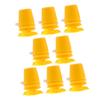 Vaguelly 8pcs Yellow Clockwork Walking Movement Parts for DIY Wind Up Robot Plastic Craft Accessories for Handmade Clay Pearl Mud and Snowflake Mud Crafts view 1