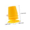 Vaguelly 8pcs Yellow Clockwork Walking Movement Parts for DIY Wind Up Robot Plastic Craft Accessories for Handmade Clay Pearl Mud and Snowflake Mud Crafts view 2