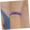 Beaupretty 10Pcs Colorful Star Student Silicone Wristbands Reward Bracelets for Classroom Activities Motivational for Boys view 3