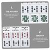 COSMEVIVI 16Pcs White Poker Dice Acrylic Game Dice for Party Game Props Chips and Travel Use view 3