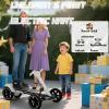 Kid's Electric Go-Kart, Collapsible Go-Kart, Equipped with Two 6v Batteries, Features an Adjustable Seat, Built-in Music and Lights, Weight of 77 Pounds, Ideal for Various Road Surfaces view 3