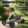 Kid's Electric Go-Kart, Collapsible Go-Kart, Equipped with Two 6v Batteries, Features an Adjustable Seat, Built-in Music and Lights, Weight of 77 Pounds, Ideal for Various Road Surfaces view 4