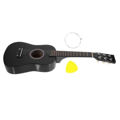Abaodam Beginner Guitar for Strings Mini Acoustic Model for Small Hands Educational Musical for Preschoolers Safe Smooth Finish Learning Instrument Gift Random Color