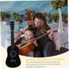 Abaodam Beginner Guitar for Strings Mini Acoustic Model for Small Hands Educational Musical for Preschoolers Safe Smooth Finish Learning Instrument Gift Random Color view 2