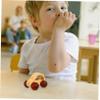 BESPORTBLE Wooden Car Handheld Push Vehicle for Grasping Training Smooth Rounded Edges Sturdy Maple Design for Hand Eye Coordination and Imaginative Play view 4