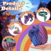 Pixnest 3D Printed Dragon Egg,11.8 Inch Articulated Crystal Animals, Printer Glowing Dragon Snake Eggs Toy (3D Printed Dragon -3pcs) view 4