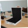 GALPADA Aluminum Poker Chip Carrying Case Large Capacity with Buckle Lock and Handheld Design for Safe Storage of Poker Cards and Chips Box with Rounded Edges view 2