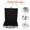 GALPADA Aluminum Poker Chip Carrying Case Large Capacity with Buckle Lock and Handheld Design for Safe Storage of Poker Cards and Chips Box with Rounded Edges view 3