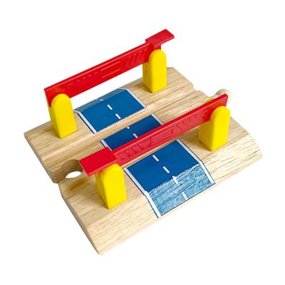 PHENOFICE Train Track Railing Barrier Model Road Block Accessory for Railway Station Scene Building Easy to Install DIY for Interactive Train Play and Creative Railroad Expansion