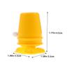 Gogogmee 8pcs Yellow Wind Up Robot Plastic Movement DIY Craft Accessories for Clockwork Walking Mechanism Handmade Repair Parts for Clay and Snowflake Mud view 2