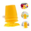 Gogogmee 8pcs Yellow Wind Up Robot Plastic Movement DIY Craft Accessories for Clockwork Walking Mechanism Handmade Repair Parts for Clay and Snowflake Mud view 3