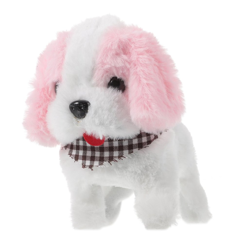 Toyvian Electric Plush Dog Soft Interactive Plaything Safe for Boys and Random Style