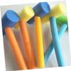 LALADEFIEE 4pcs Lightweight Foam Hammer for Epe Material Hammer Props Safe Party Activity Tools for Boys and Easy Assembly Playset Random Color view 4