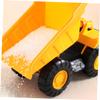 Beaupretty Beach Plastic Sand Holder Car Model Medium Yellow Lightweight and Creative Sand Playset for Beach Accessories for Outdoor Fun view 2