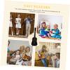 Beaupretty Acoustic Guitar for Beginners Mini Guitar with Balanced Sound and Safe Finish Music Boys Black Random Color view 3