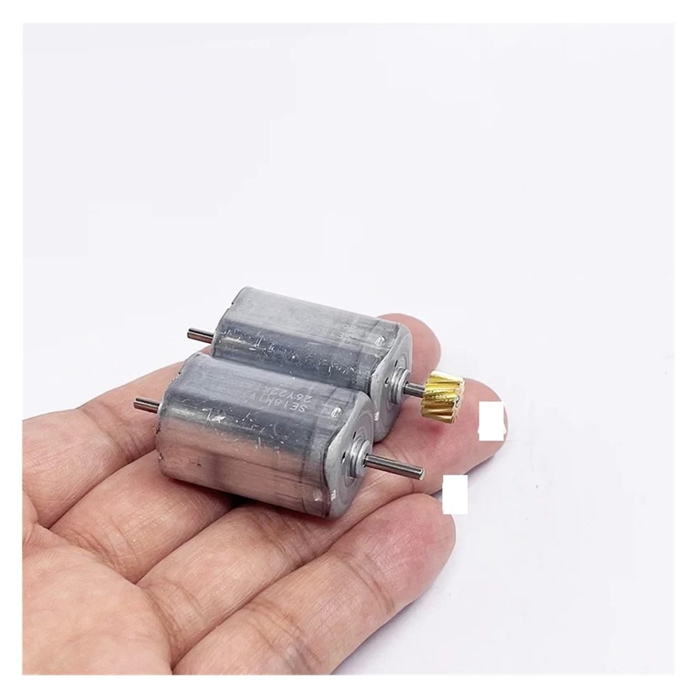 DGHIHZDHO 6-Pole Rotor 18MM*18MM Square Electronic Starter DC 6V-12V 8200RPM Large Torque Dual Shaft Engine DIY Rail A