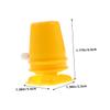 BESPORTBLE 8pcs Yellow Clockwork Robot DIY Accessories Plastic Movement Parts for Handmade Crafts Wind Up Walking Mechanism for Clay Pearl Mud Snowflake Mud DIY and Repair view 2