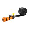 49ft Trampoline Sprinkler PVC Sprinkler Hose Outdoor Trampoline Backyard Water Park Fun Summer Toys for Kids, Orange view 1