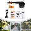 49ft Trampoline Sprinkler PVC Sprinkler Hose Outdoor Trampoline Backyard Water Park Fun Summer Toys for Kids, Orange view 3