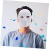 Abaodam 9pcs DIY Paintable White Masks Lightweight Pulp Masquerade Cosplay Props for Men Women Party Decoration Crafts for Halloween Carnival Role Playing view 4