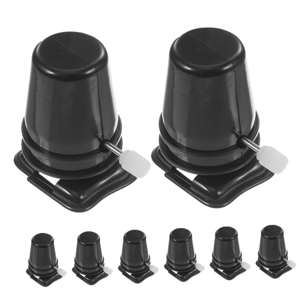 Kisangel 8pcs Clockwise Plastic Movement Parts DIY Craft Accessories for Windup Robot Repair and Handmade Clay Craft Supplies