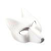 Abaodam Fox Mask White Blank DIY Paintable Face Mask for Halloween Cosplay Party Accessory Creative Costume Prop for Women and Easy to for Masquerade and Special Events view 1