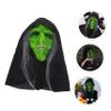 BESPORTBLE Scary Halloween Witch Mask for Party Cosplay Creepy Green Masquerade Accessory Horror Costume Prop for Halloween and Costume Events view 3