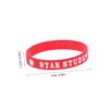 BESPORTBLE 10Pcs Star Student Silicone Wristbands Motivational Classroom Reward Bracelets for Spirit and Academic Excellence view 2