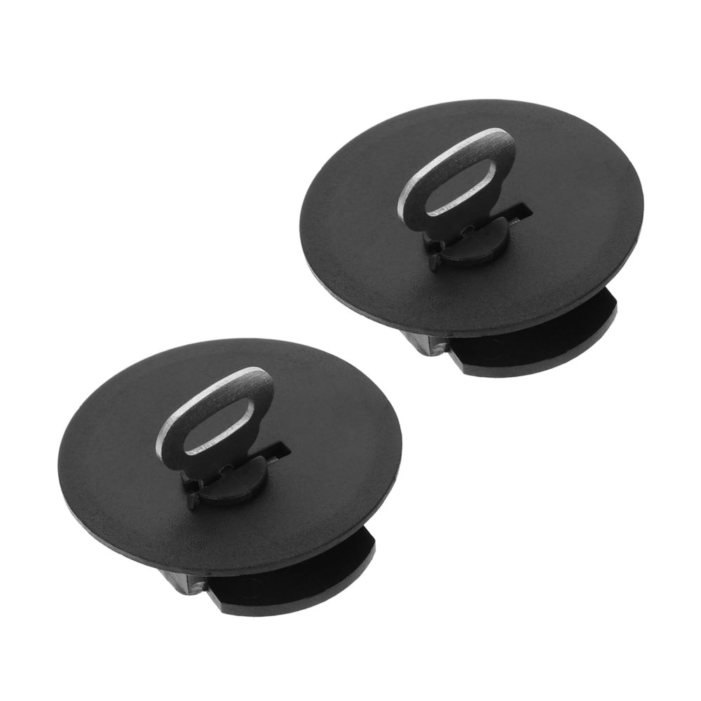 ERINGOGO 10PCS Black Plastic Replacement Stoppers for Coin Bank with Piggy Bank Plugs for Easy Access Money Saving Box Family Friendly Secure Bottom Covers for Household Use