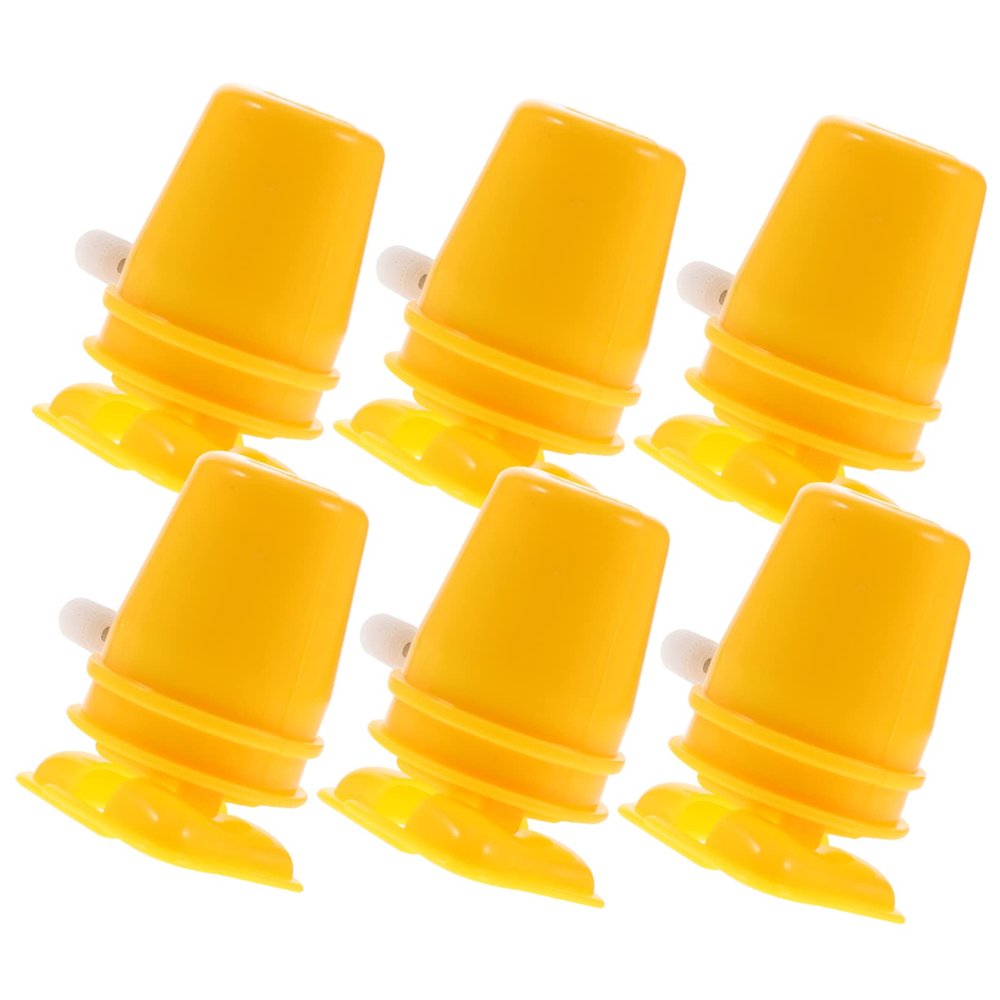 BESPORTBLE 6Pcs Wind Up Clockwork Robot Movement Replacement Mechanism DIY Clay Craft Accessories Compact Repair Fitting Parts for Handmade and Walking Supplies