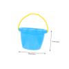 BUTIFULSIC 5Pcs Sand Buckets Beach Lightweight Portable Bucket for Boys and Safe Plastic Sand Playset for Seaside Fun Random Color view 2