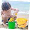 BUTIFULSIC 5Pcs Sand Buckets Beach Lightweight Portable Bucket for Boys and Safe Plastic Sand Playset for Seaside Fun Random Color view 3
