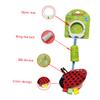 Beaupretty Animal Shaped Cradle Hanging Rattles Cartoon for Bedside Use Gentle Sound Develops Tactile Senses and Hand Eye Coordination for Newborns view 2